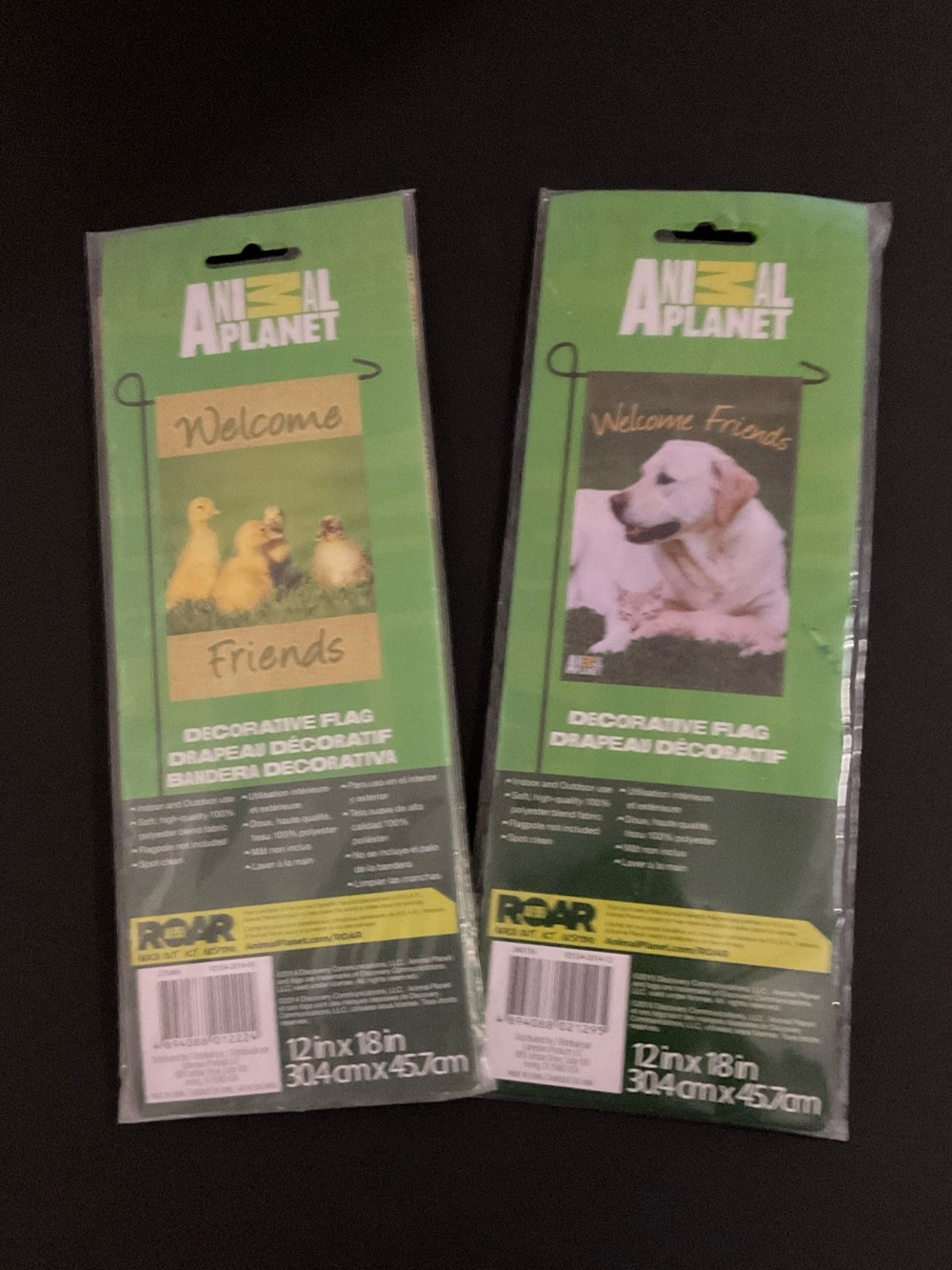 Animal Planet Welcome Friends Decorative Flags Yard Decor